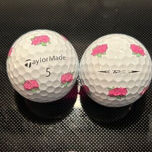 TaylorMade White and Pink Golf Balls